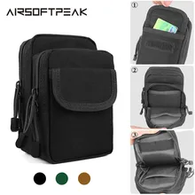 Тактический Molle Карманный поясной ремень Чехол 1000D водонепроницаемый охотничий военный чехол для телефона прочный дорожный маленький карманный Открытый Чехол-сумка