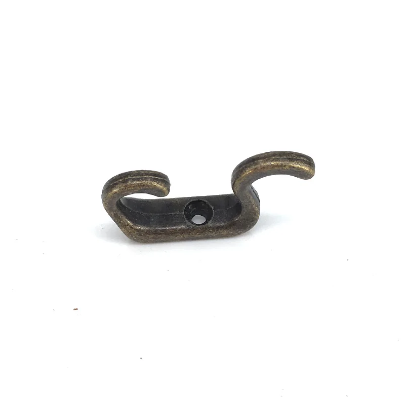 30PCS Vintage Decorative Wall Wooden Board Mounted Coat Rack Garment Hanger Key Hat Clothes Towel Robe hanging hook 34*21MM |