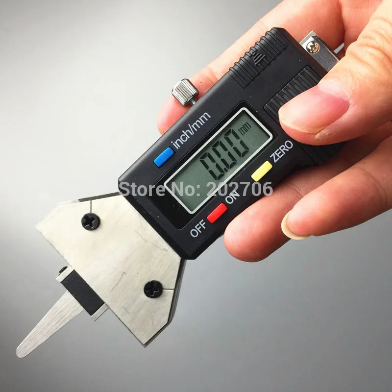 0-25.4mm digital depth Measuring Tool Electronic Digital depth gauge caliper tread depth gauge LCD Tyre tread gauge For Car