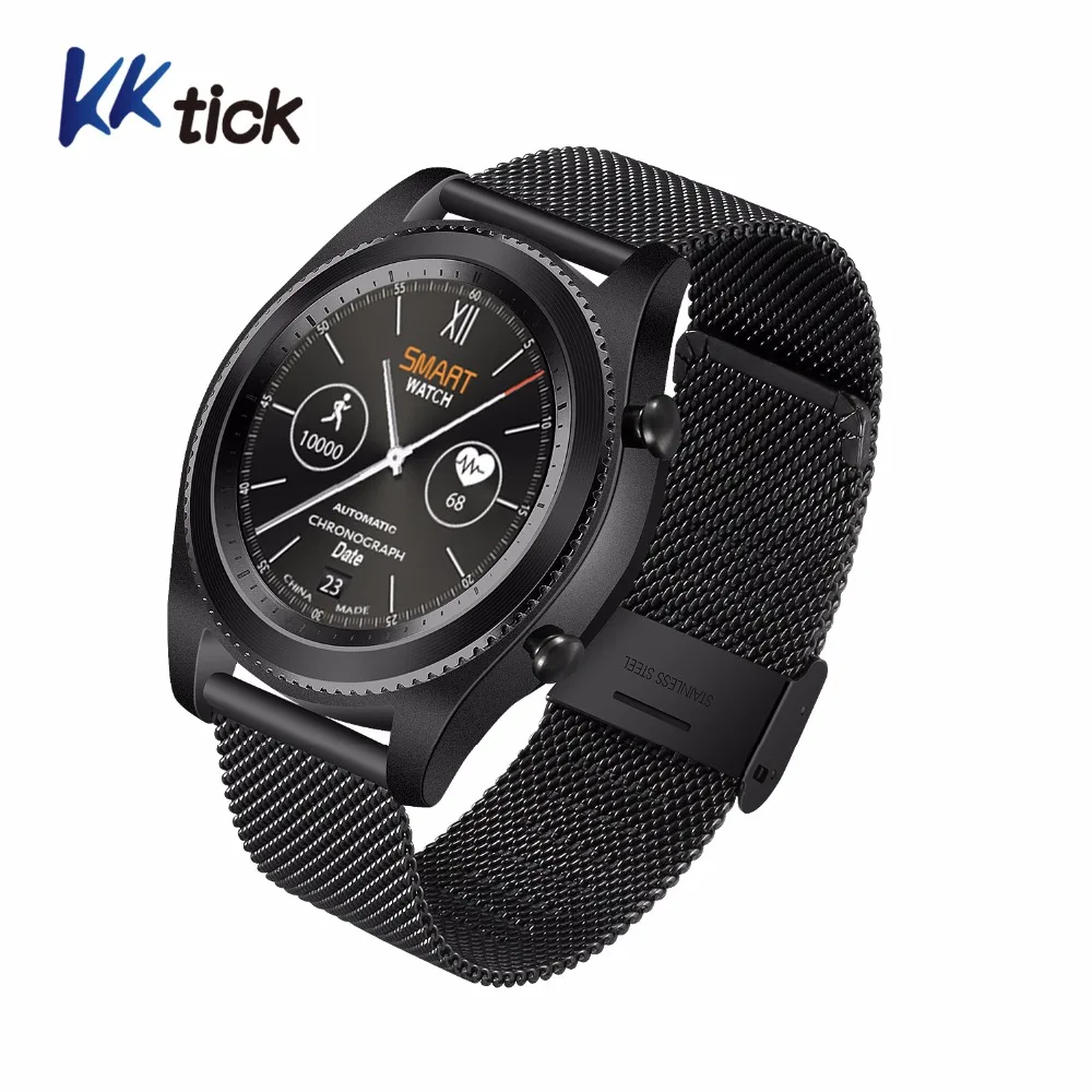 Kktick S9 Смарт часы MTK2502 Bluetooth 4 0 монитор сердечного ритма удаленного Камера фитнес