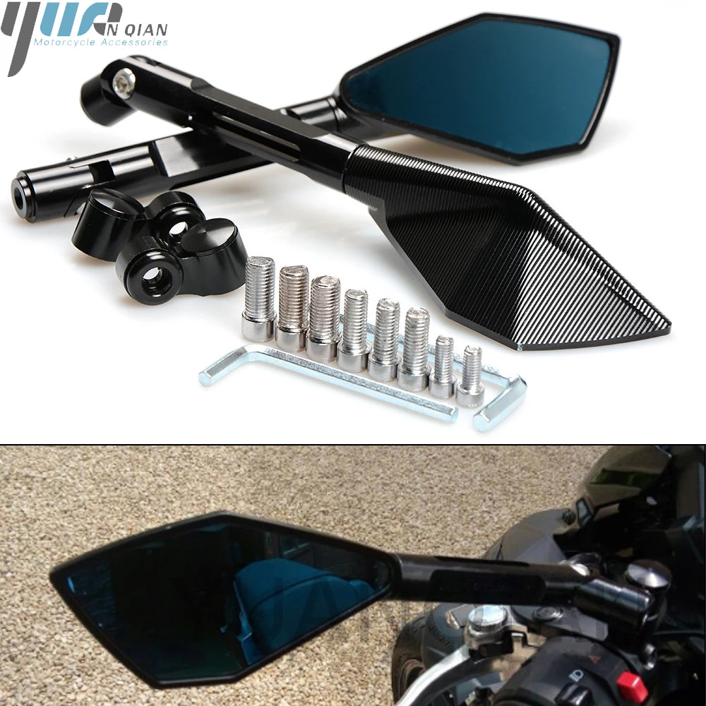 Motorcycle Mirrors Side Rearview Mirrors For Yamaha FZ8 FZ1 FZ6 