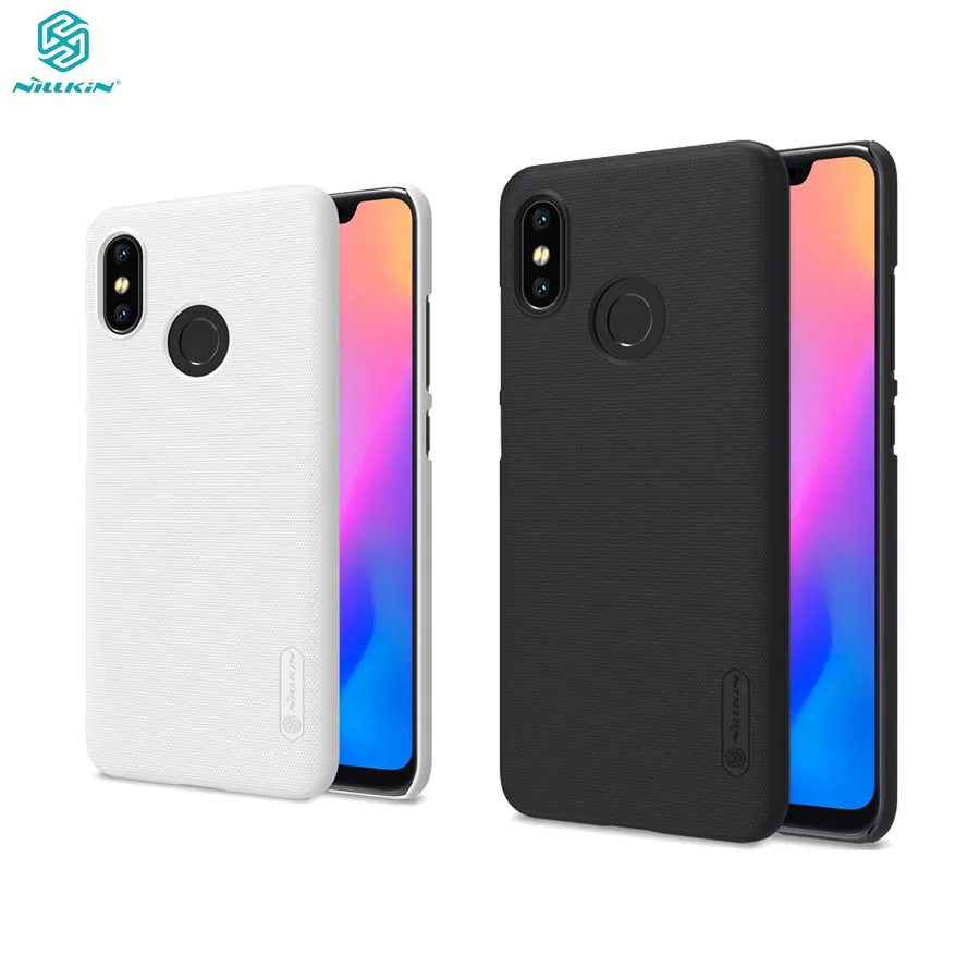 

For Xiaomi Mi 8 Case Genuine Nillkin Case Gift Phone Holder High Quality Super Frosted Shield Hard PC Back Cover For Xiaomi Mi8