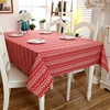 Nappe de Table en coton et en lin, en dentelle blanche, nappe de Table, lavable, pour dîner et Banquet, mariage ► Photo 2/6