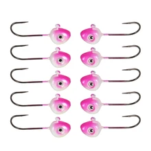 Lixada 10 шт. рыболовные крючки голова искусственная приманка с крючком колючая одинарная крючок для карпа Рыбалка снасти