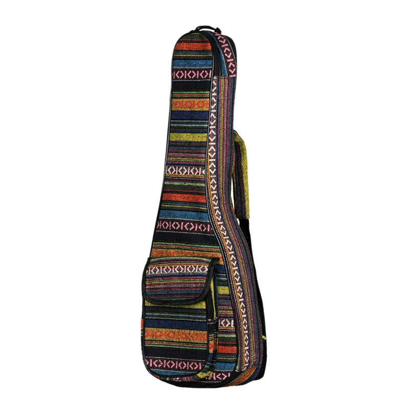 

21-Inch Ethnic Style Adjustable Ukulele Bag