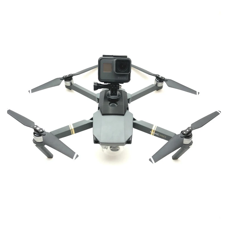 For Gopro Hero 456 Action 360 Degree VR Camera Mount Bracket Holder Conversion plate for DJI Mavic Pro Drone Accessories 1 (3)