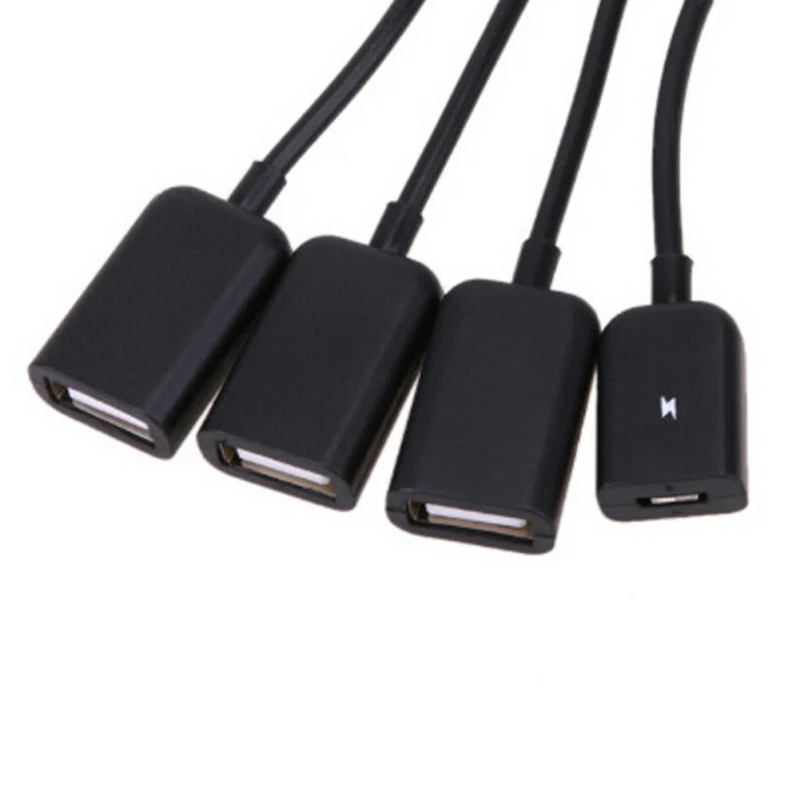 Многофункциональный usb-концентратор, зарядный кабель 4 в 1 type-C для Micro USB OTG концентратор с блоком питания OTG type C концентратор для телефонов