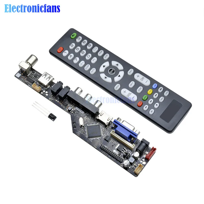 New Universal LCD Controller Board Resolution TV Motherboard VGA/HDMI ...