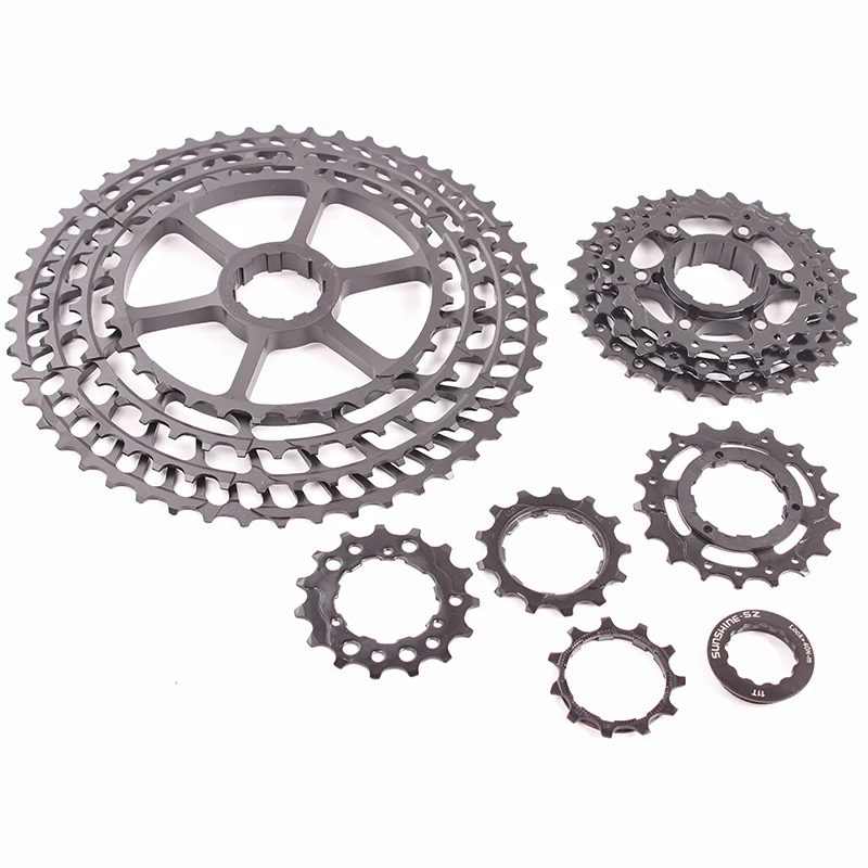 SUNSHINE-SZ MTB 11 скоростей SLR кассета 11-50T 11s широкоугольный Сверхлегкий CNC Freewheel Запчасти для горного велосипеда для X 9000