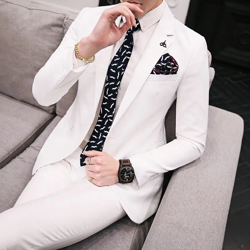 5-Colors-Solid-One-Button-Suit-Male-Business-Casual-Slim-Fit-Costume-Homme-Anzug-Herren-Black (1)