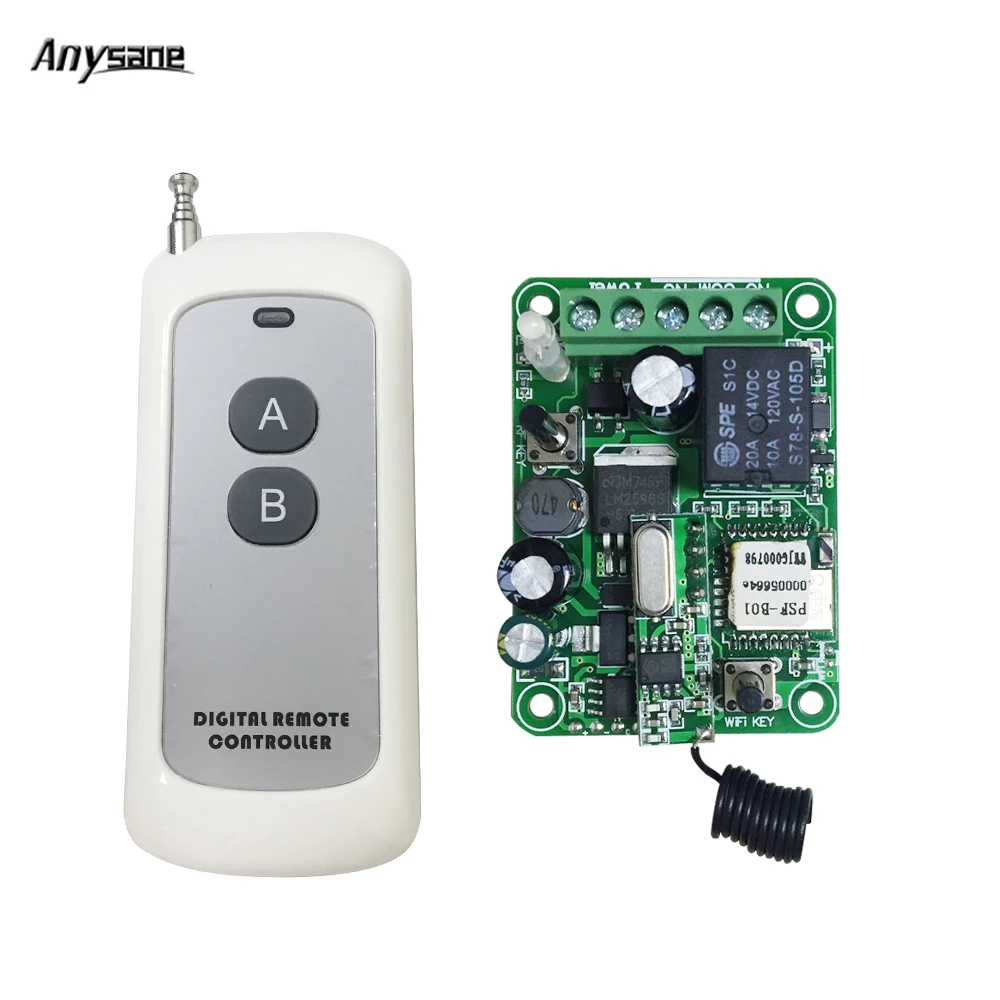 

Wireless remote smart switch 10A smart remote control controller 433mhz rf transmitter DC12V wireless radio receiver smart home
