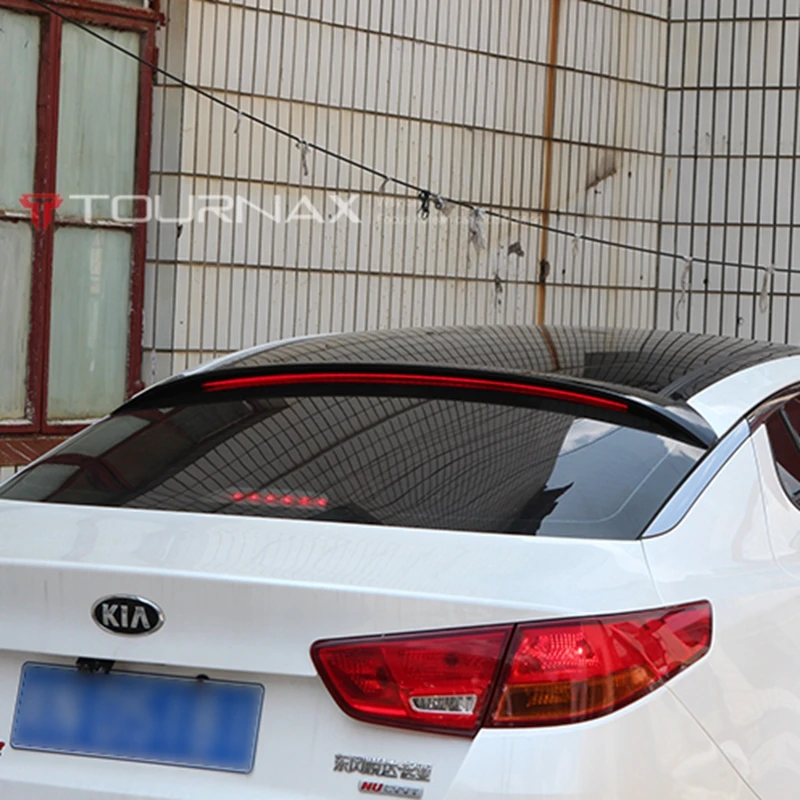 Задний черный спойлер для kia K5 optima 2011 2015 с дополнительным тормозным