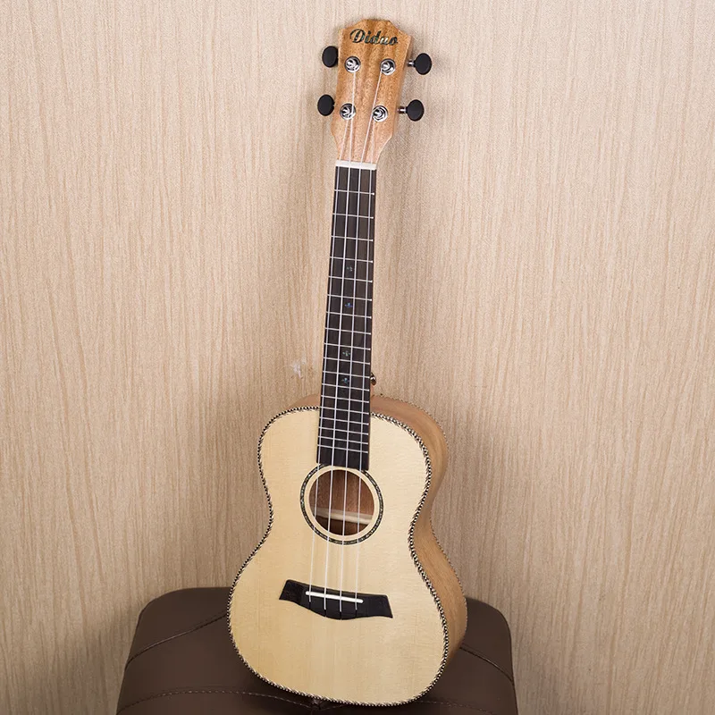 

Solid Top Soprano Concert Ukulele 21 23 Inch Electric Guitar 4 String Ukelele Guitarra Handcraft Picea Asperata Mahogany Uke