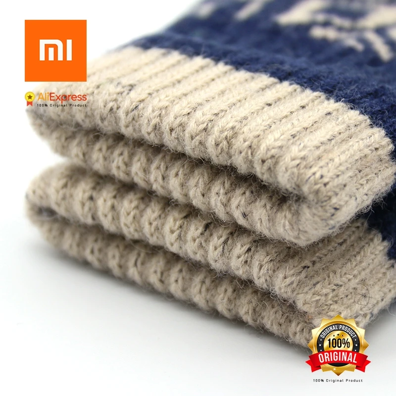 Сенсорные перчатки Xiaomi оригинальные вязанные мужские женские для сенсорных