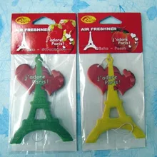 Веселая Рождественская серия, продвижение товара хлопчатобумажные бумажные освежители воздуха для автомобилей