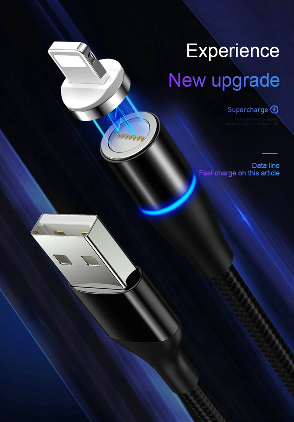 MOOJECAL 5A Магнитный кабель type C Micro usb быстрый заряд кабеля для iPhone XR X 7 8 для Samsang S9 Магнитный Usb c зарядное устройство