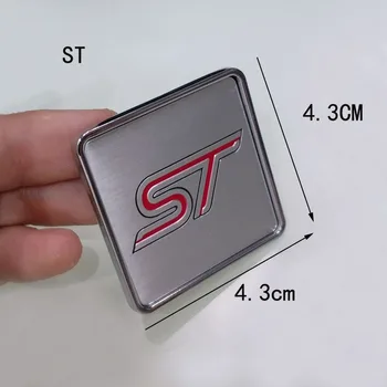 

Car Styling Accessories Emblem Badge Decal Car Sticker ST Racing Motorsport For FORD Focus 2 Focus 3 FIESTA Kuga FUSION Mondeo
