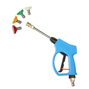 

High Pressure Water Gun with 3/8 Quick Connector Nozzle Spray Jet Replacement Water Spray Car Washer Gun