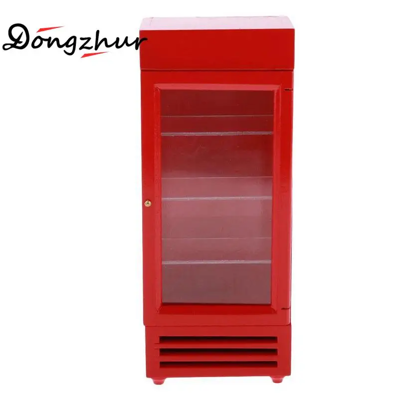 

1:6 Dollhouse Mini Fridge Model New Creative 3 colors Miniature Furniture Simulation Refrigerator Child Dollhouse Accessories