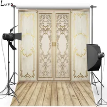MEHOFOTO Door Vinyl Photography Background For Wedding Floor Door New Fabric Flannel Background For Children Photo Studio 2317