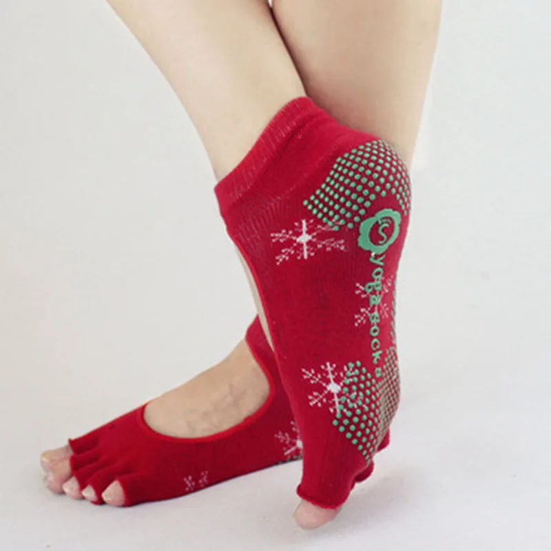 Высококачественные удобные женские носки нескользящие Дышащие носки для йоги спортивные носки для фитнеса носки с пятью пальцами мягкие хлопковые нескользящие носки для йоги