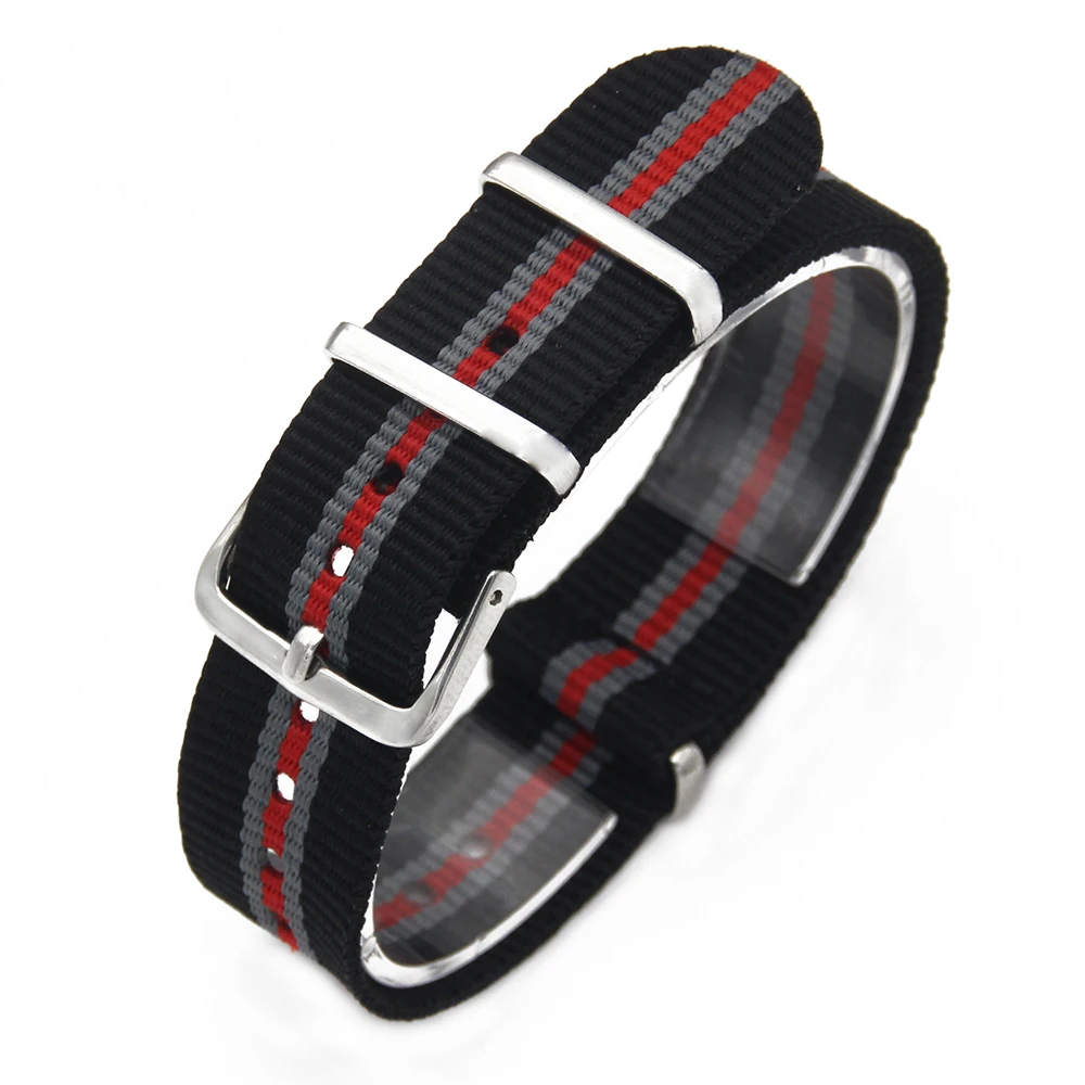 Ремешок нейлоновый для Casio BEM 302 307 501 506 517 EF MTP Series 18 мм 20 мм|nylon watch band|watch bandfor casio |