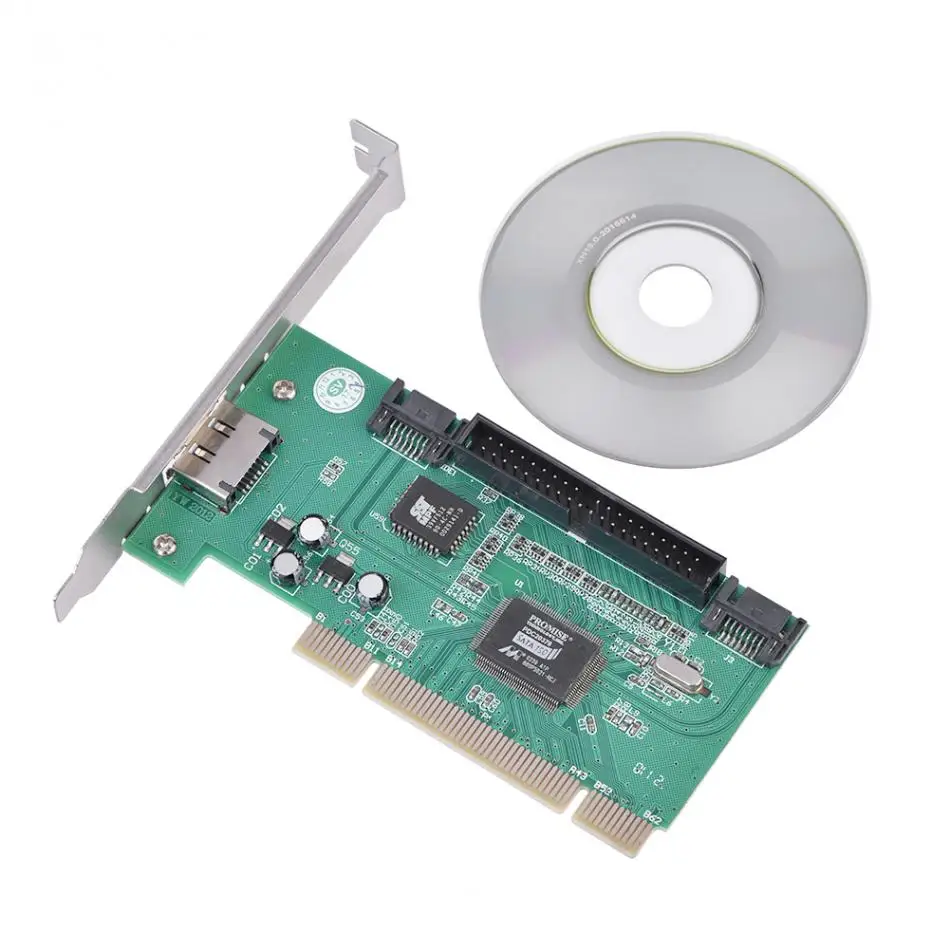 PCI-2 порта SATA+ 1 порт eSATA+ 1 карта IDE raid-контроллера