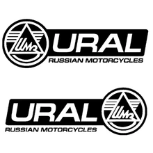Ck2768 #8*24cm motocicletas ural engraçado adesivo de carro vinil decalque branco/preto carro auto adesivos para carro pára-choques janela decoração do carro
