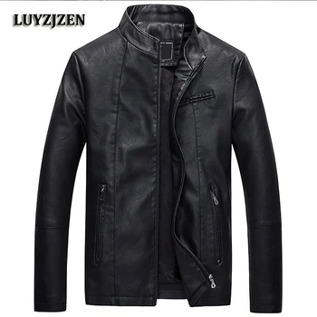 

Autumn Winter Leather Jacket Men New Arrival Men's Pu Jacket Coats Casual Faux Leather Motorcycle Leather Clothing PU Coats 633