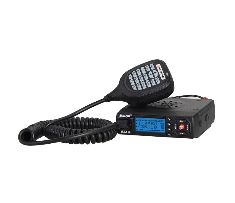 BAOJIE BJ-218 мини-автомобиль Walkie Talkie 10 км 25 Вт двухдиапазонный VHF/UHF 136-174 МГц 400-470 МГц 128CH мобильное радио автомобильный радиоприемопередатчик