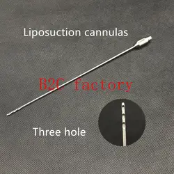 1 шт. три отверстия для сбора жира канюла для стволовых клеток, канюля для липосакции жир Передача иглы аспиратор для красоты