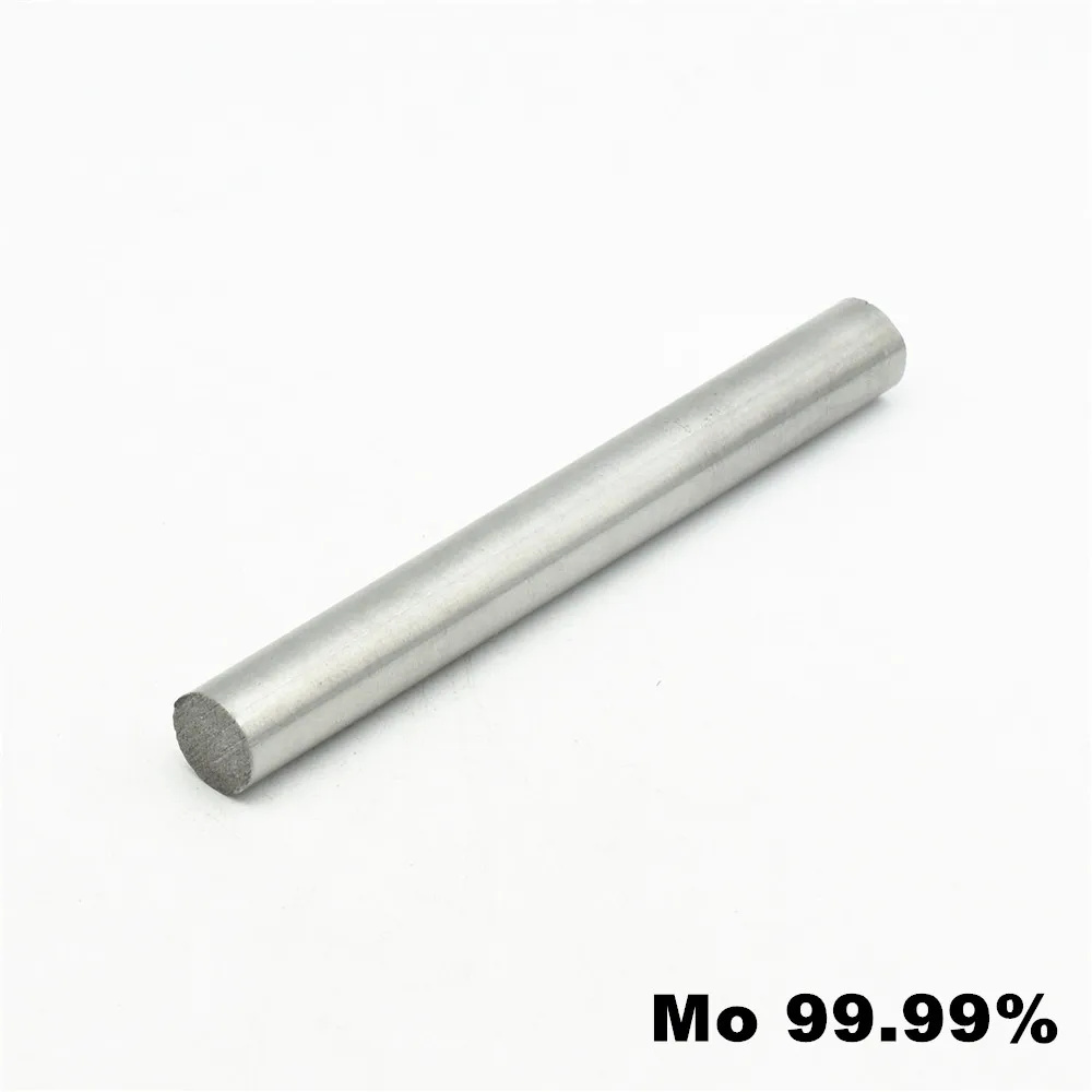 99.95/% Pure Molybdenum Rod Mo Metal Rod Diameter 10mm Length 50mm Tool