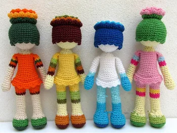 

crochet toys amigurumi doll girl model number XC041021