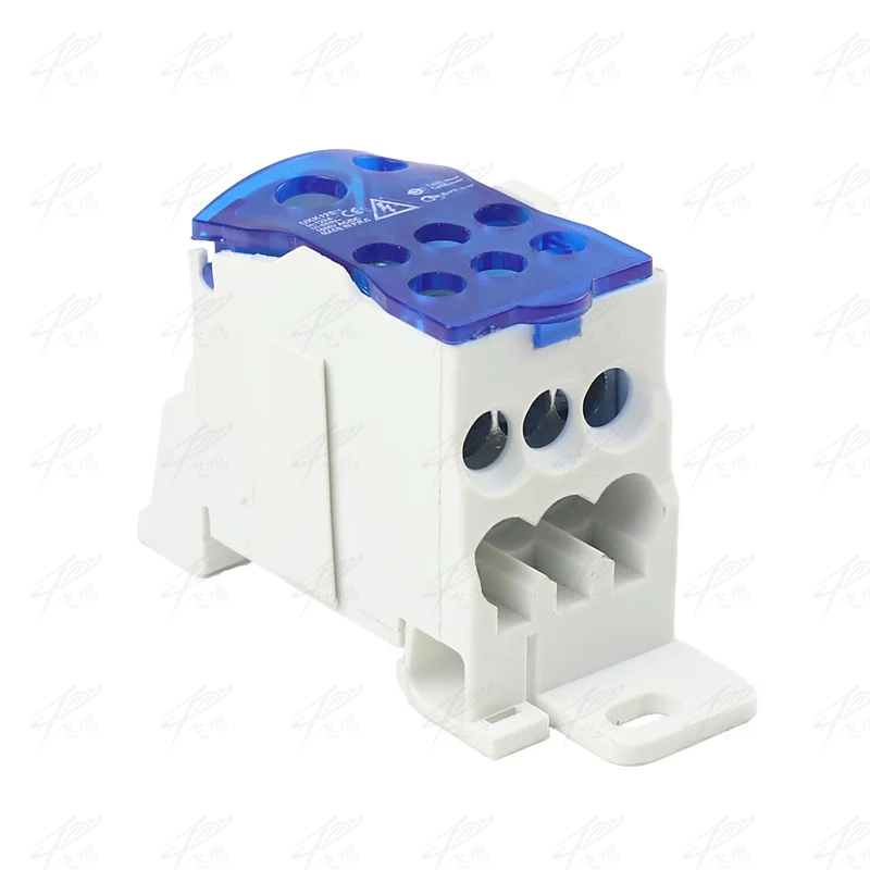 UKK160A Terminal Block 1 in many Out Din Rail distribution Box Universal Electric Wire Connector Power junction box