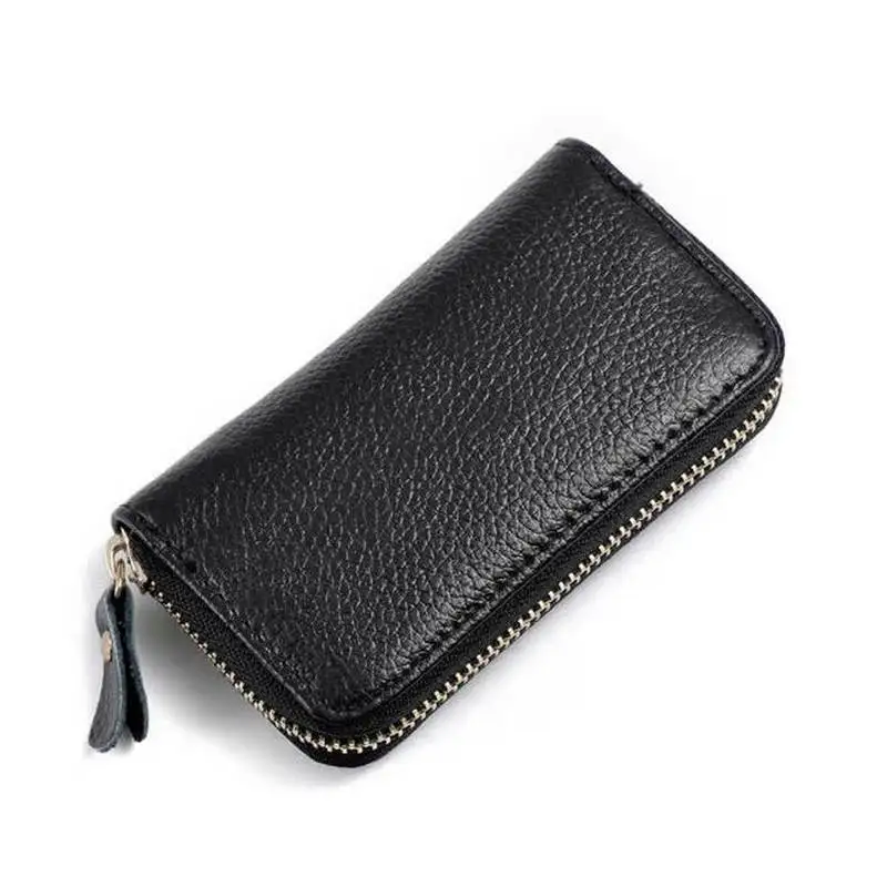 

2019 Key Holder Wallet Genuine Leather Unisex Solid 8 Colors Key Wallet Key Organizer Bag Car Housekeeper Wallet Key Holder QB88