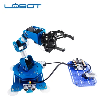 

Industrial 6 DOF Robot Arduino Scratch Servo Arm XArm Parameter Feedback Remote Control RC Parts Robot