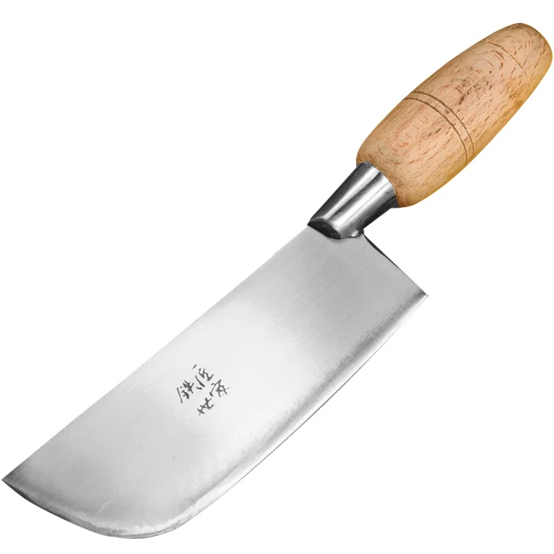 Фото Нож для нарезки шеф-повара китайский ручной Кованый кухонный нож из нержавеющей