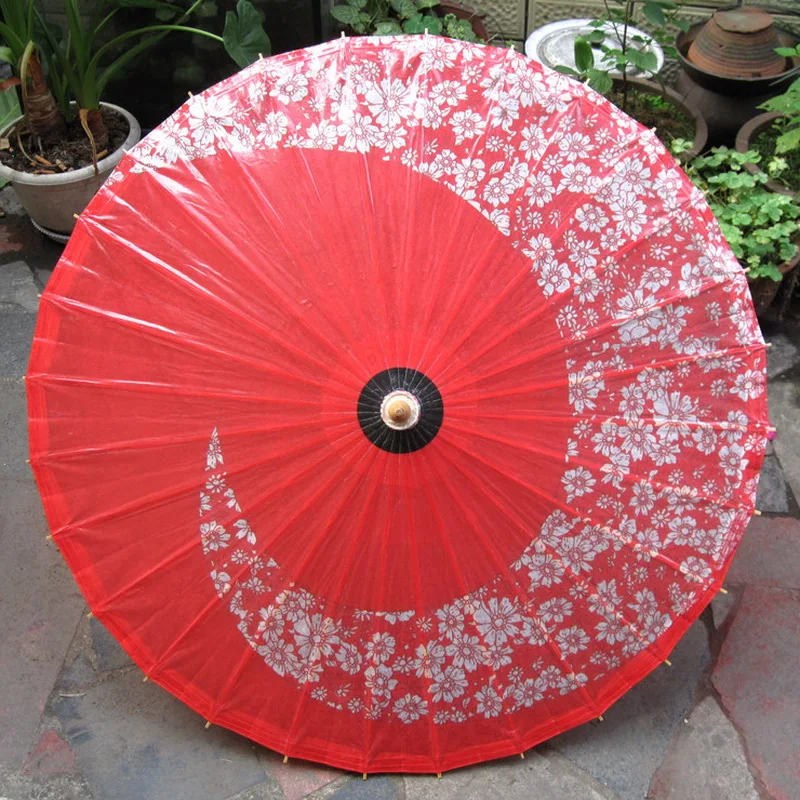 Type 1 Mumusuki Parapluie en Papier huil/é /à la Main Art Chinois Parapluie de Danse Classique Decor Parasol Vintage pour la Danse