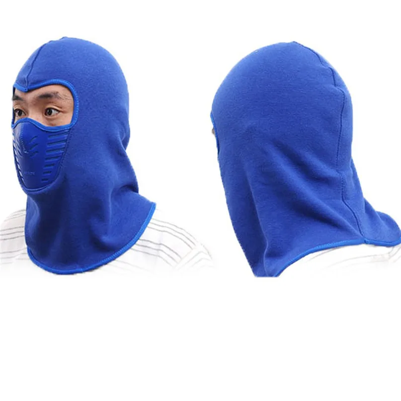 Winter Hats Sports Fleece Headgear Warm Scarf Hat Tactical Mask Ski Cycling Face Mask Windproof dustproof Hiking Mask #3j#F (12)
