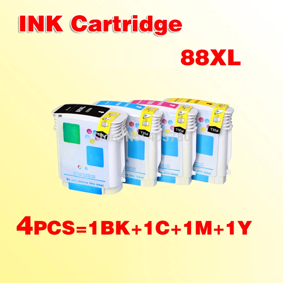 88XL чернильный картридж (C9396A/C9391A/C9392A/C9393A) совместимый для for88/для Officejet Pro