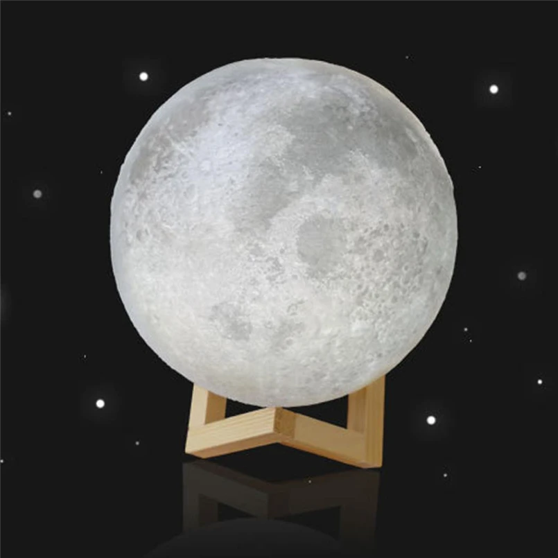 Moon Lamp 3D USB LED Magical Moon Night Light Moonlight Table Desk Touch Sensor Color Changing Home Bedroom Decoraction F#5N08 (11)