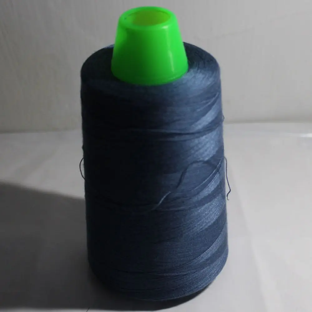 40 s/2 многоцветная машинная швейная нить 3000 ярдов синяя швейная нить для шифона, хлопок, светильник, ткань Hilos De Coser - Цвет: Steel Blue