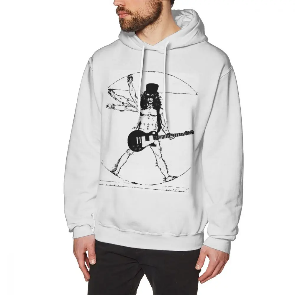 Axl Rose Hoodie Slash With Guitar Hoodies Large Black Pullover Hoodie Cotton Long Sleeve Casual Winter Mens Outdoor Hoodies