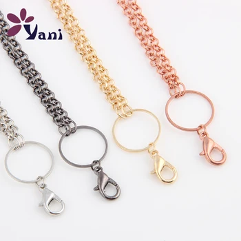 

10pcs/lot New Arrive Silver Link Chain Necklace For Glass Floating Locket DIY Handmade Jewelry Low Price