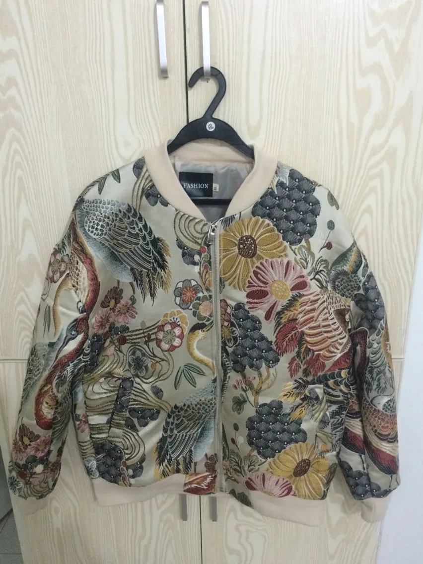 new retro embroidery men's jacket fashion boutique men's hip hop streetwear large size men's stand collar jacket bomber jacket new retro embroidery men's jacket fashion boutique men's hip hop streetwear large size men's stand collar jacket bomber jacket
