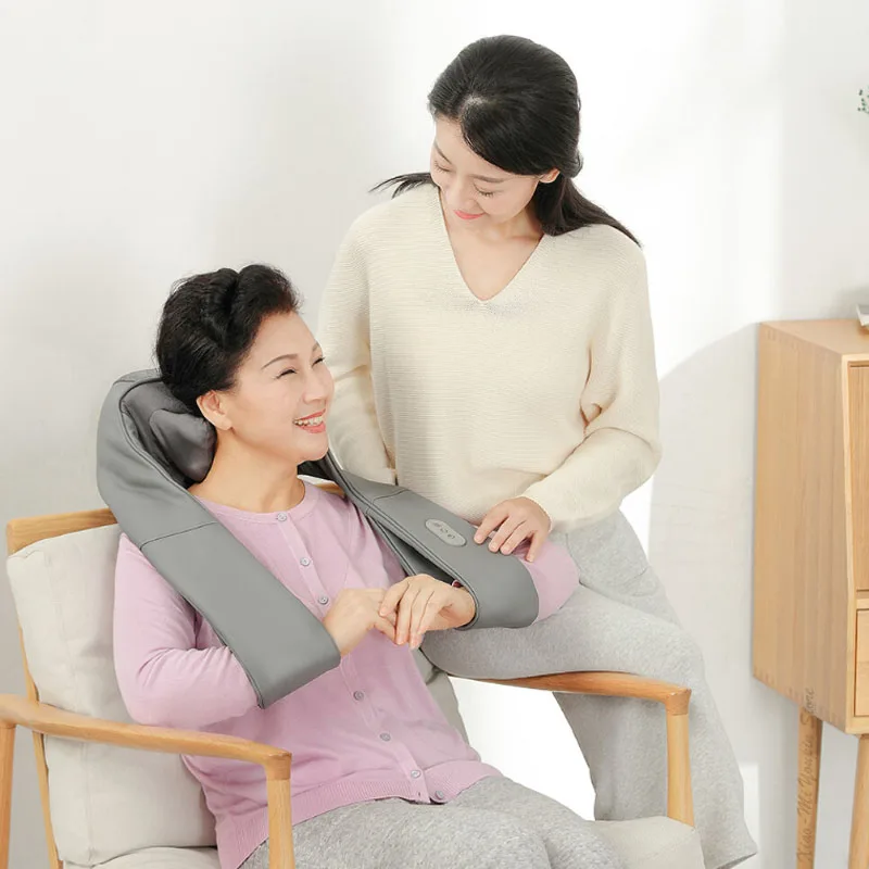 Xiaomi Mijia LF U Shape Electrical Shiatsu Back 3D Neck Shoulder Body Massager PTC Heated Kneading Car/Home Massagem