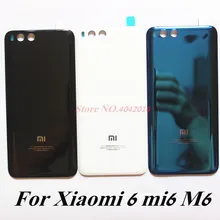 Оригинальный стекло задняя крышка корпус двери для Xiaomi 6 mi6 батарея в виде ракушки мобильный чехол для телефона запчасти авто