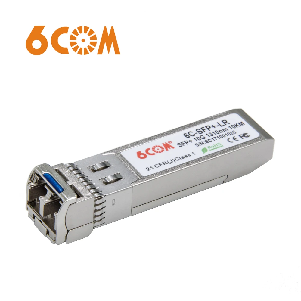 

Free shiping! 6COM Compatible for Dell Force10 GP-10GSFP-1L, 10G SFP+ module 10GBase-LR SMF 1310nm 10km