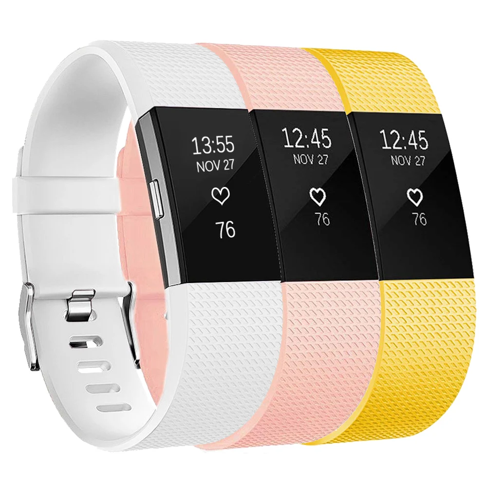 Для Fit bit Charge 2 умные наручные часы ремешок спортивный силиконовый ремешок для часов браслет ремешок для Charge 2 Аксессуары для смарт-часов