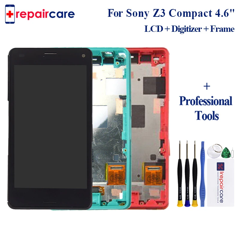 ЖК-дисплей для Sony Xperia Z3 Compact 4 6 дюйма oem D5803 D5833 z3mini сенсорный ЖК-экран дигитайзер в